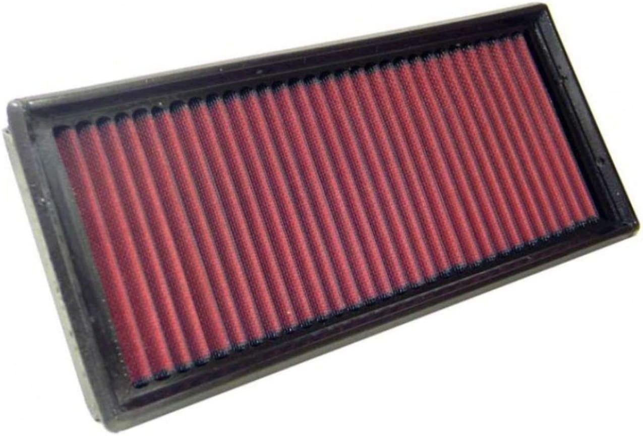 K&N 33-2599 (KN 33 2599) Reusable, Washable, Serviceable Engine Air Filter, Drop-In Panel OEM Replacement for BMW 525 (E34 1988-on), Ford Escort Mk4 1.8D & Orion Mk2 1.8D (1988-1990) – Cotton Gauze Performance Airbox Insert