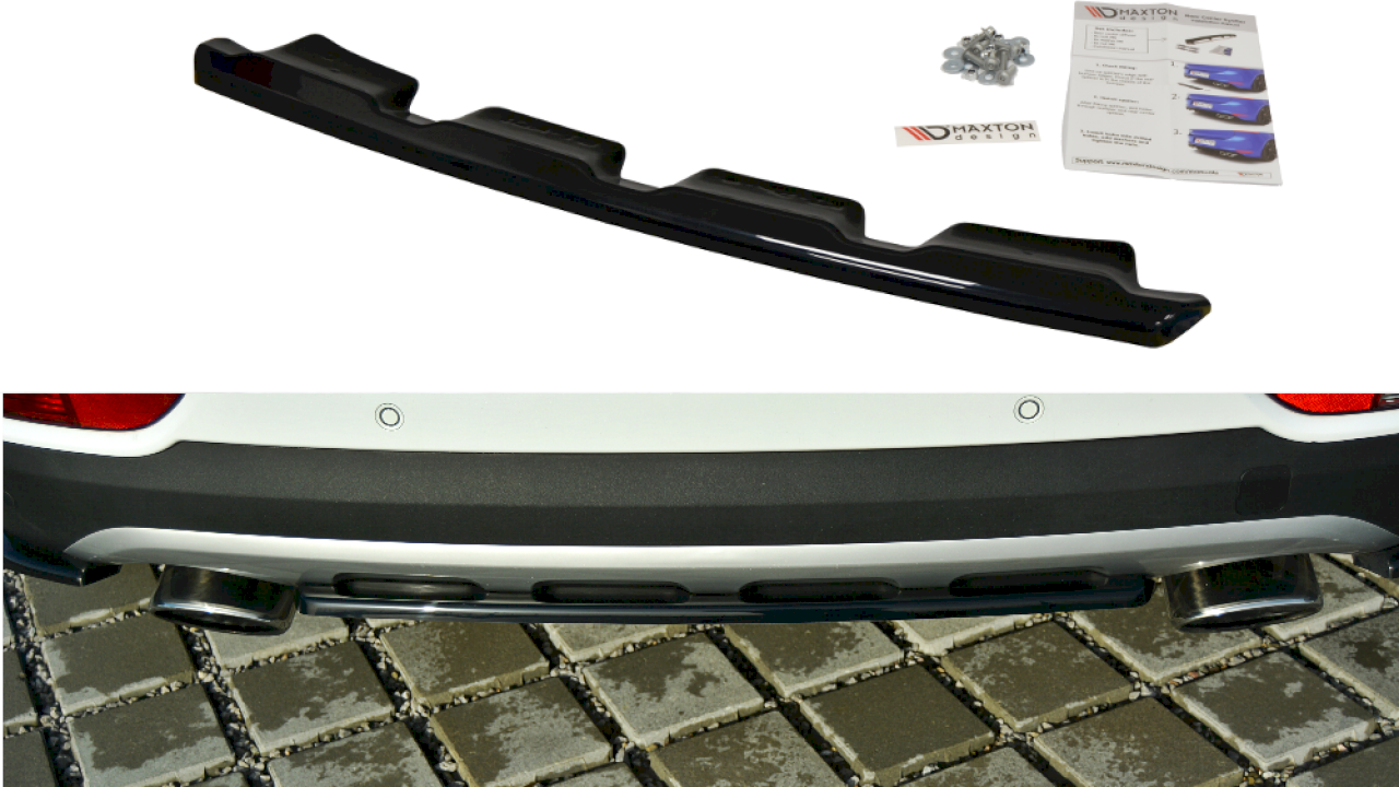 Maxton Design - CENTRAL REAR SPLITTER KIA SPORTAGE MK4 GT LINE (2015-19)