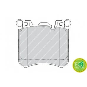 Ferodo FDB4351 Eco-Friction Brake Pad Set for Brembo Calipers | BMW X5 F15, X6 F16, X5 M E70 | Rolls-Royce Ghost, Wraith, Dawn | Disc Pads, Replacement, OEM-Quality, Low Dust | Wear Sensor Ready (Pads Only, No Clips/Sensors)