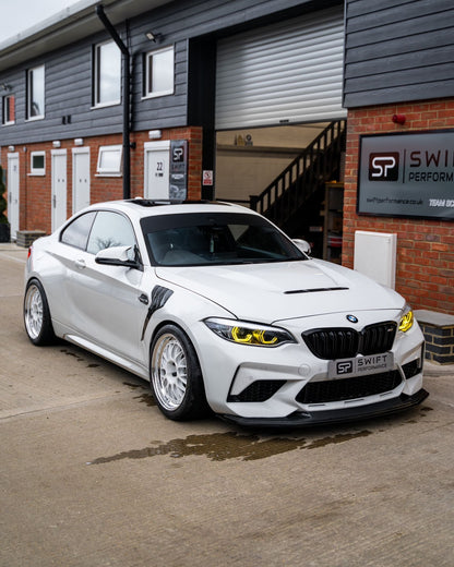 CT Carbon BMW M2 & M2 Competition F87 & 1 Series F20/F21, 2 Series F22/F23 (2013–2021) CS Style Aluminium/Aluminum Bonnet Hood – Lightweight Alloy Front Hood Panel, Bonnet Replacement Upgrade
