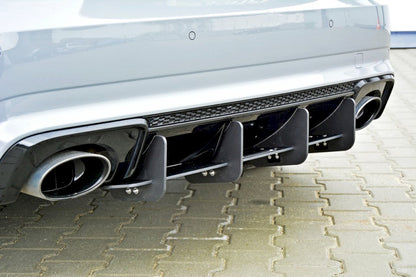 Maxton Design - REAR DIFFUSER AUDI RS3 8VA SPORTBACK PRE-FACELIFT (2015-2016)