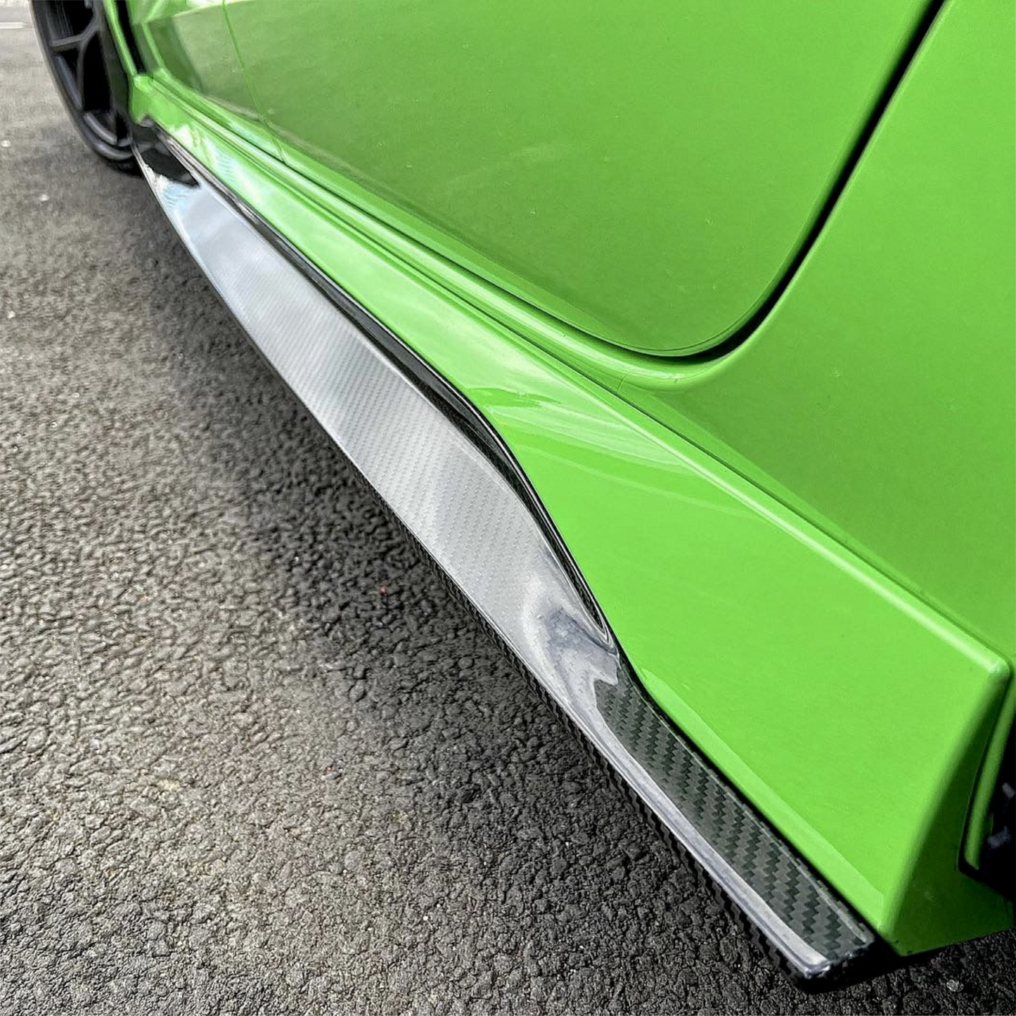Audi RS3 8Y Carbon Fibre Side Skirts V2 Replacement