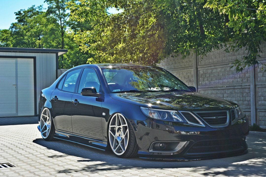 Maxton Design - FRONT SPLITTER SAAB 9-3 TURBO X (2007-11)