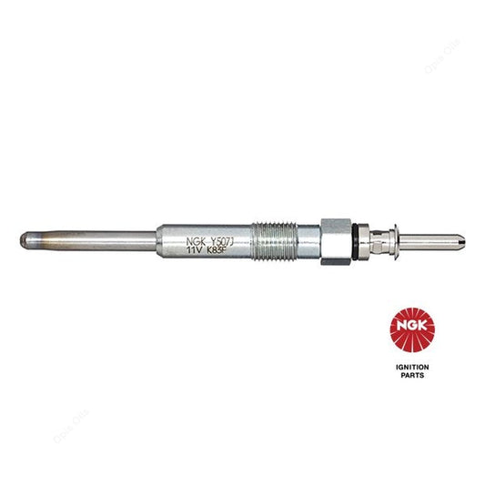 NGK Glow Plug Y-507J (NGK 6897) - Diesel Glow Plug for BMW E46/E39/E38/E65 318d 320d 330d 520d 525d 530d 730d X5 3.0d, Land Rover Freelander TD4 and Range Rover L322 3.0 D, MG ZT CDTi, Rover 75 CDT/CDTi, Opel Omega 2.5 DTI