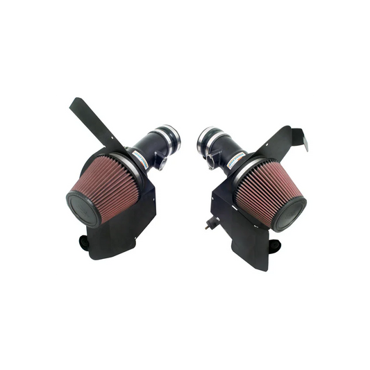 K&N Typhoon 69-2003TFK Cold Air Intake CAI Induction Kit for BMW M5 E60/E61 & M6 E63/E64 S85B50 5.0 V10 (2004-2010) – Matte Black High-Flow Twin Cone Reusable Filters, Direct Fit Performance Airbox Upgrade UK