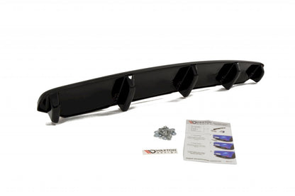 Maxton Design - CENTRAL REAR SPLITTER BMW 6 GRAN COUPE M-SPORT (VERTICAL BARS) (2013-2018)