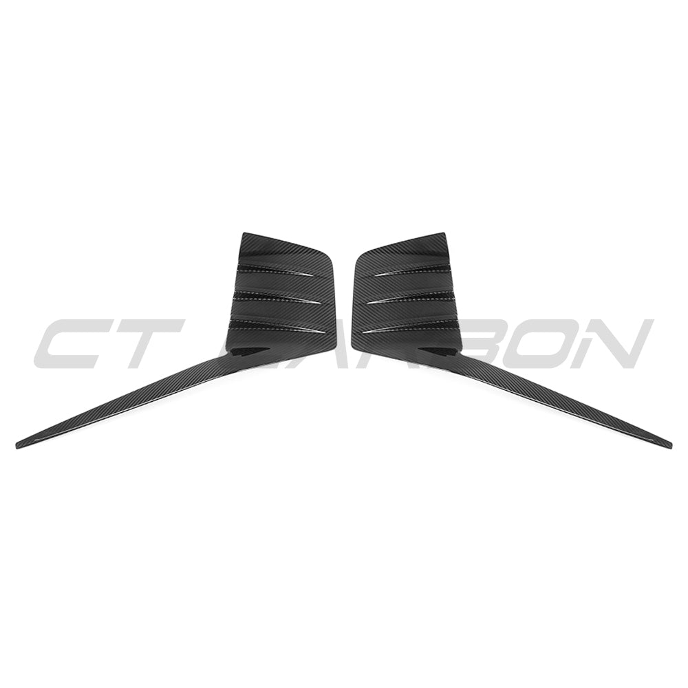 BMW M2 G87 (2023+) Carbon Fibre/Fiber Rear Bumper Trim – Rear Valance Garnish, Rear Apron Insert & Diffuser Surround | Gloss OEM-Style Performance Tail Accent by CT Carbon