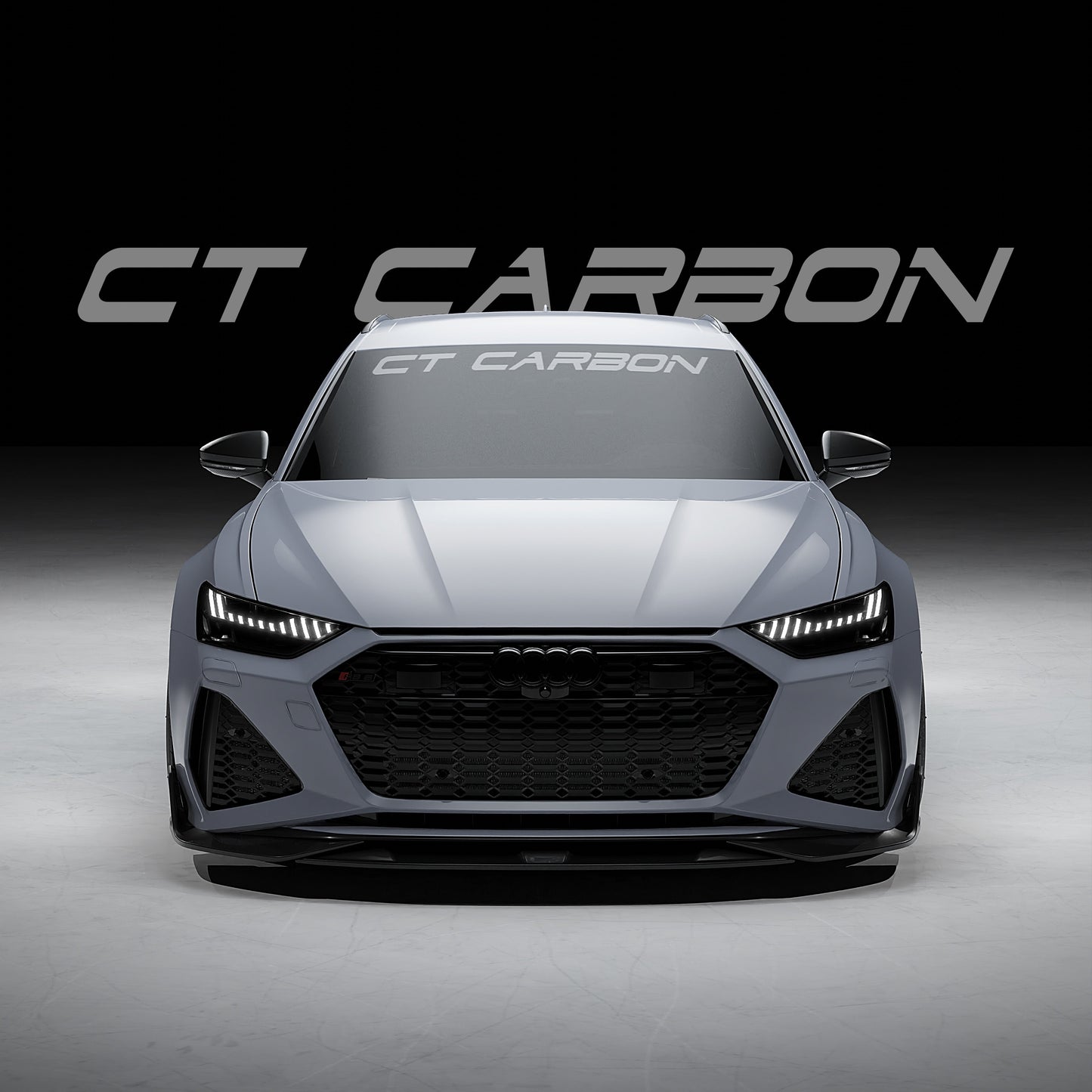 Audi RS6 C8 Avant Carbon Fibre Body Kit by CT Carbon – Complete Aero Styling Package 2019+ (Front Lip Splitter, Side Skirts, Rear Diffuser, Boot Lip Spoiler) | RS6 Estate Wagon Exterior Kit | Pre-Order UK