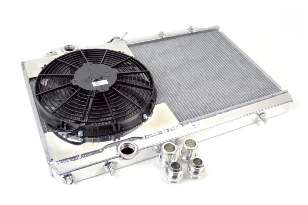 CSF Mitsubishi Evo 7/8/9 Full Size Slim All-Aluminum Radiator w/ 12in SPAL Fan