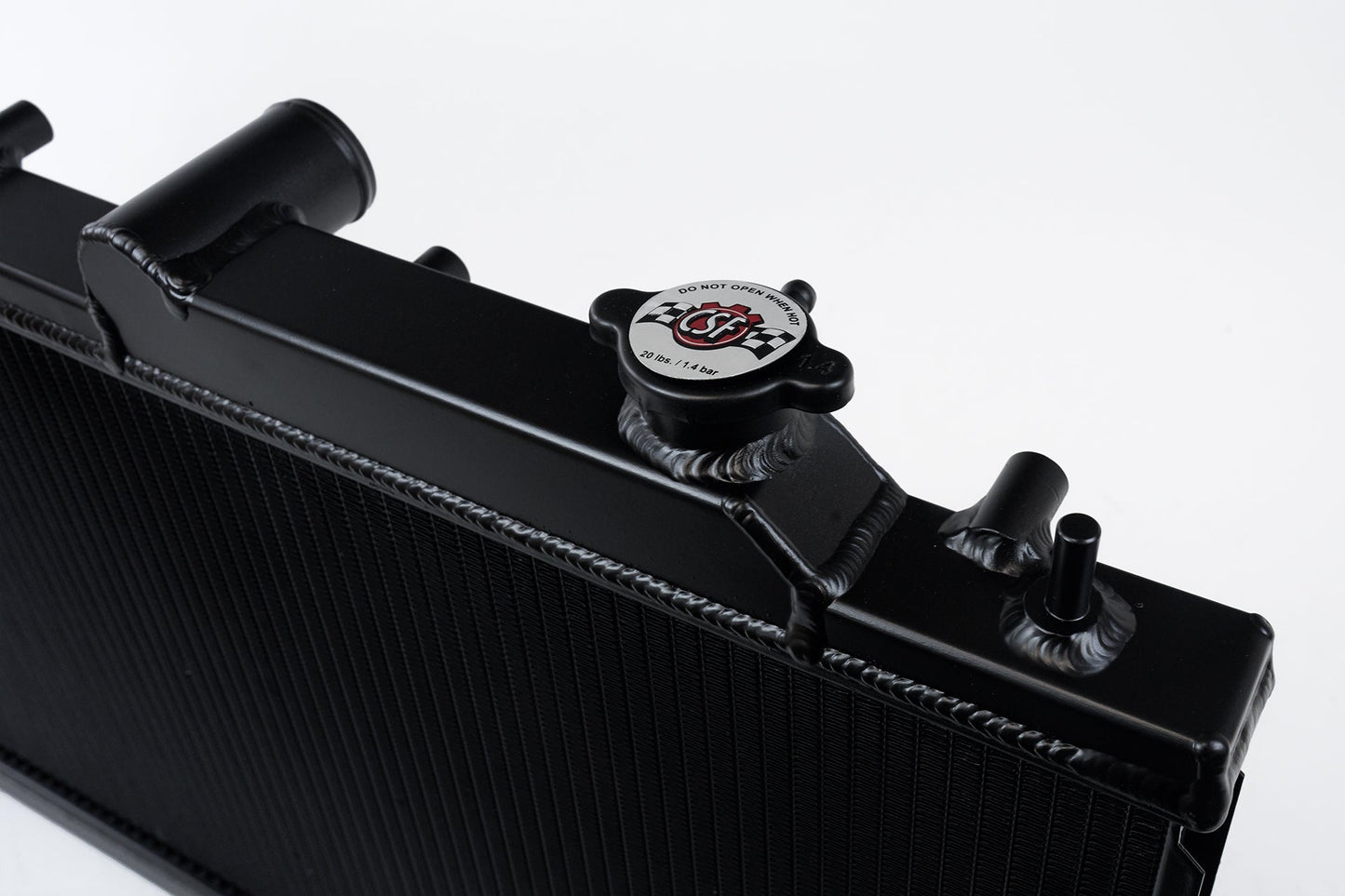 CSF 08-14 Subaru WRX / STI / 15-21 WRX 1-Row 31mm High-Performance Radiator - Black