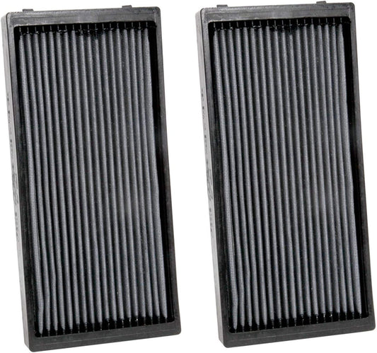 K&N VF3019 Cabin Air/Pollen Microfilter Set for BMW X5 X6 (E70 E71/E72 F15 F16 F85 X5M/X6M) - A/C Aircon Interior HVAC Fresh Air Filter, Passenger Compartment Odour & Dust Filter - Direct-Fit OEM Replacement - 2-Pack