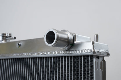 CSF R33 Skyline GT-R/GTS Full Billet Aluminum High-Performance Radiator - Raw Billet