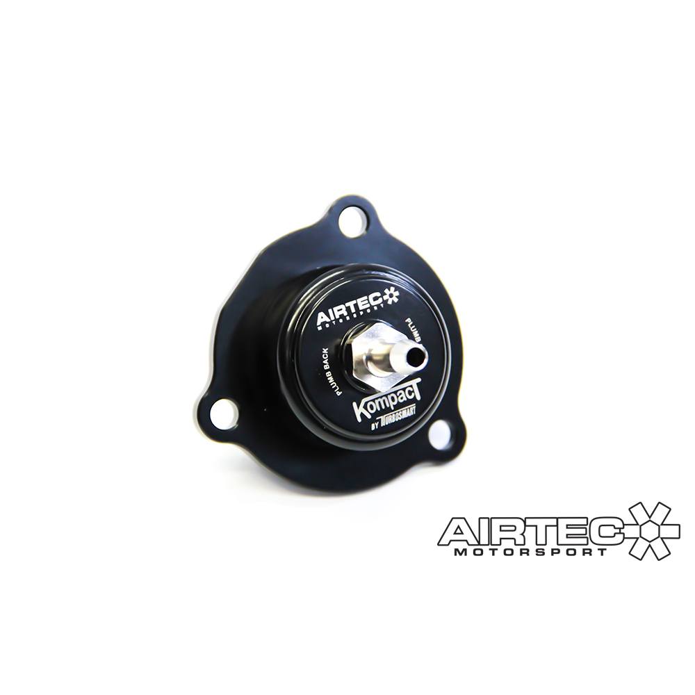 AIRTEC by Turbosmart Kompact Shortie Plumb Back Uprated Recirculating Diverter Valve (DV)  Direct-Fit for BorgWarner EFR, KKK & Ford EcoBoost  Billet, O-Ring Sealed, 30+ PSI  Fits Focus ST, F-150 3.5, Volvo T5, Astra VXR, Porsche 997 Turbo (x2)