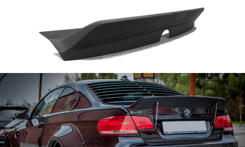 Maxton Design Ducktail Bootlid/Trunk Lip Spoiler for BMW E92 M3 Coupe (2007-2013) - Fibreglass Unpainted Rear Decklid Lip, OEM+ Track-Style Rear Wing/Boot Spoiler, Paint-Ready