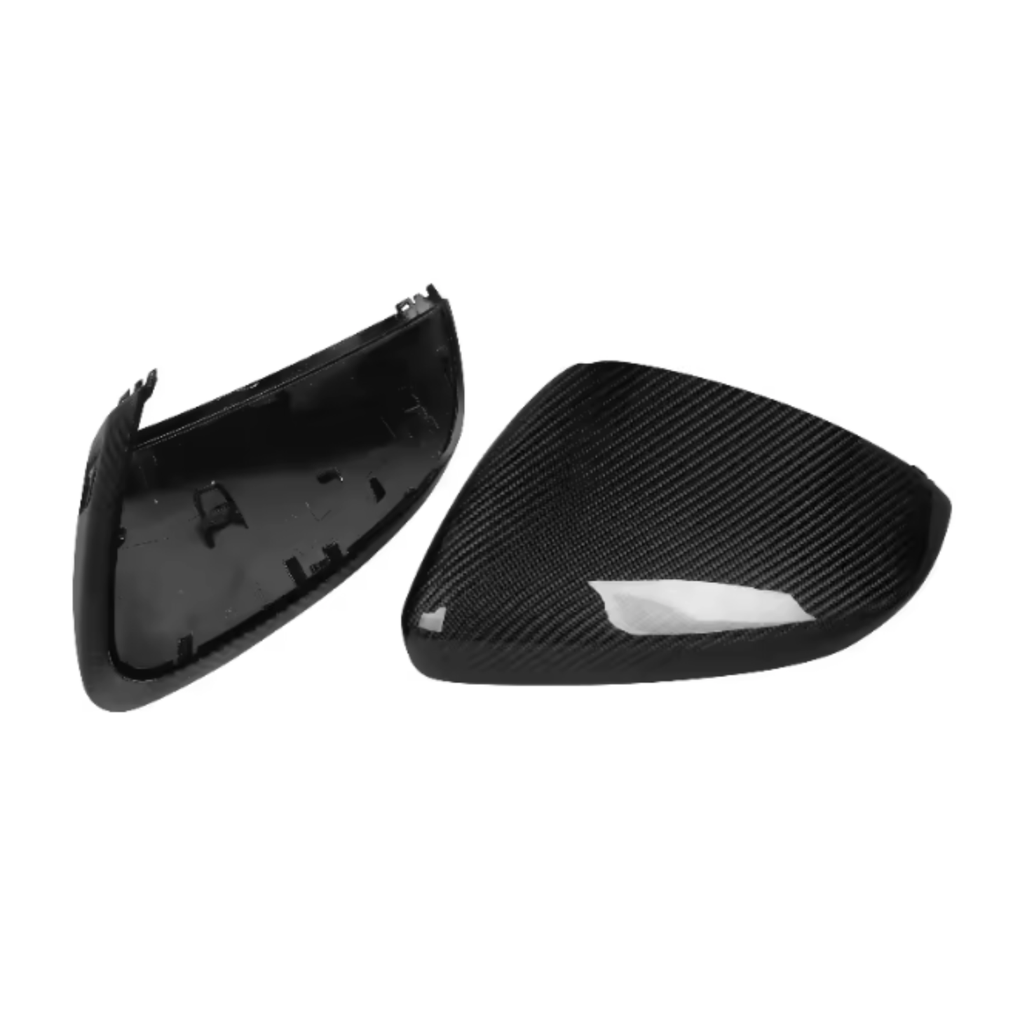 Audi A5/S5/RS5 B10 2025+ Carbon Fiber Mirror Caps/Shells/Covers (LHD ONLY)