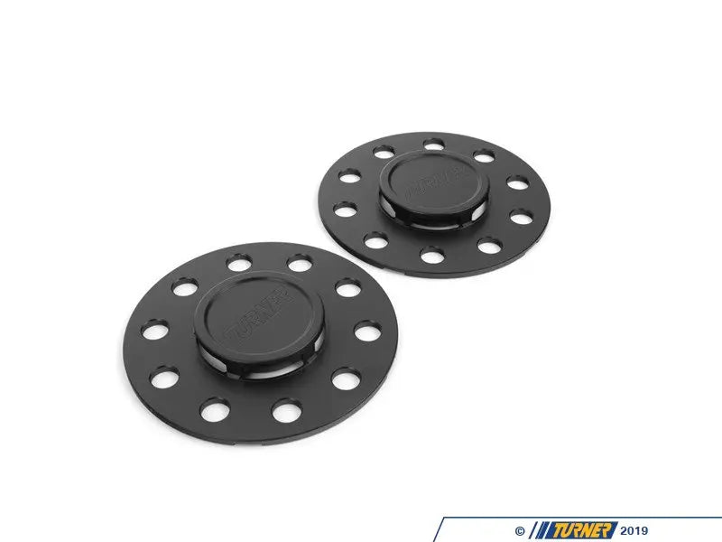 Turner Motorsport BMW F80 M3, F82 M4, F87 M2 & M2 Competition 5mm Hub-Centric Wheel Spacers with Integrated Hub Extender & Extended Bolts - 72.6mm CB, 5x120, Black (Pair)