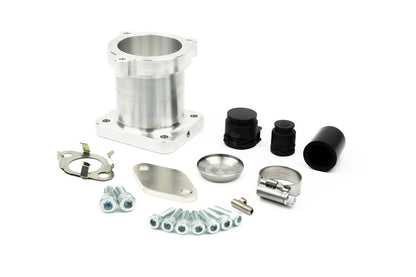 BMW M47 M57N M57N2 EGR Delete / EGR Bypass Race Pipe Kit (ASV/Anti-Shudder Valve Retained) - Billet Intake Elbow with Boost Tap - 2.0d 3.0d Diesel - E46 E60 E90 - 320d 330d 525d 530d - EGR Blanking Plate Option - UK Made - Off-Road/Race Use Only