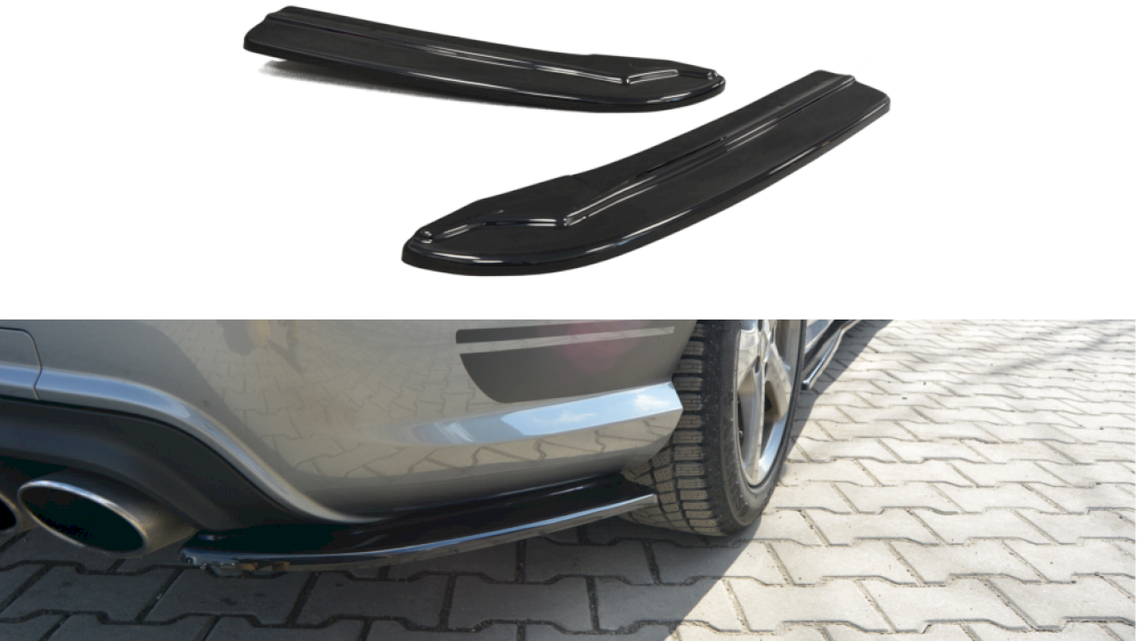 Maxton Design - REAR SIDE SPLITTERS MERCEDES C W204 AMG-LINE (FACELIFT) 2010-2015