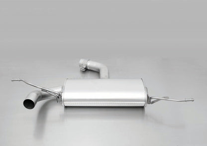 Remus Axle-Back Sports Exhaust Rear Silencer Back Box Muffler for Audi A3 8P MK2 2.0 TFSI 2.0T (98/147 kW) 2003-2012 – Left Single Exit 1x 98mm Tip (Carbon or Black Chrome) – Stainless Steel – EC/ECE Approved