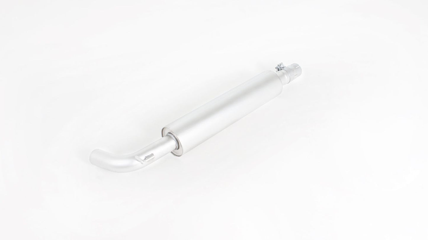 Remus Rear Silencer Left & Right Back Box, Twin 133 x 85 mm Angled Chromed Tailpipes, Stainless Steel, for Seat Leon 5F ST Estate Cupra 2.0 TSI CJXH (213 kW) 2014+, 70 mm, EEC Approved, Non-GPF, Performance Exhaust