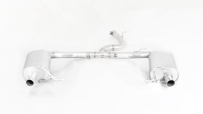 Remus Resonated Cat-Back Exhaust for Seat Leon Cupra 2.0 TSI 5F ST Estate (2017-2018) Dual Exit Left/Right | 142x72mm Angled Chrome Tips | 70mm Bore | EEC Approved | CJXC | Stainless Steel | No GPF