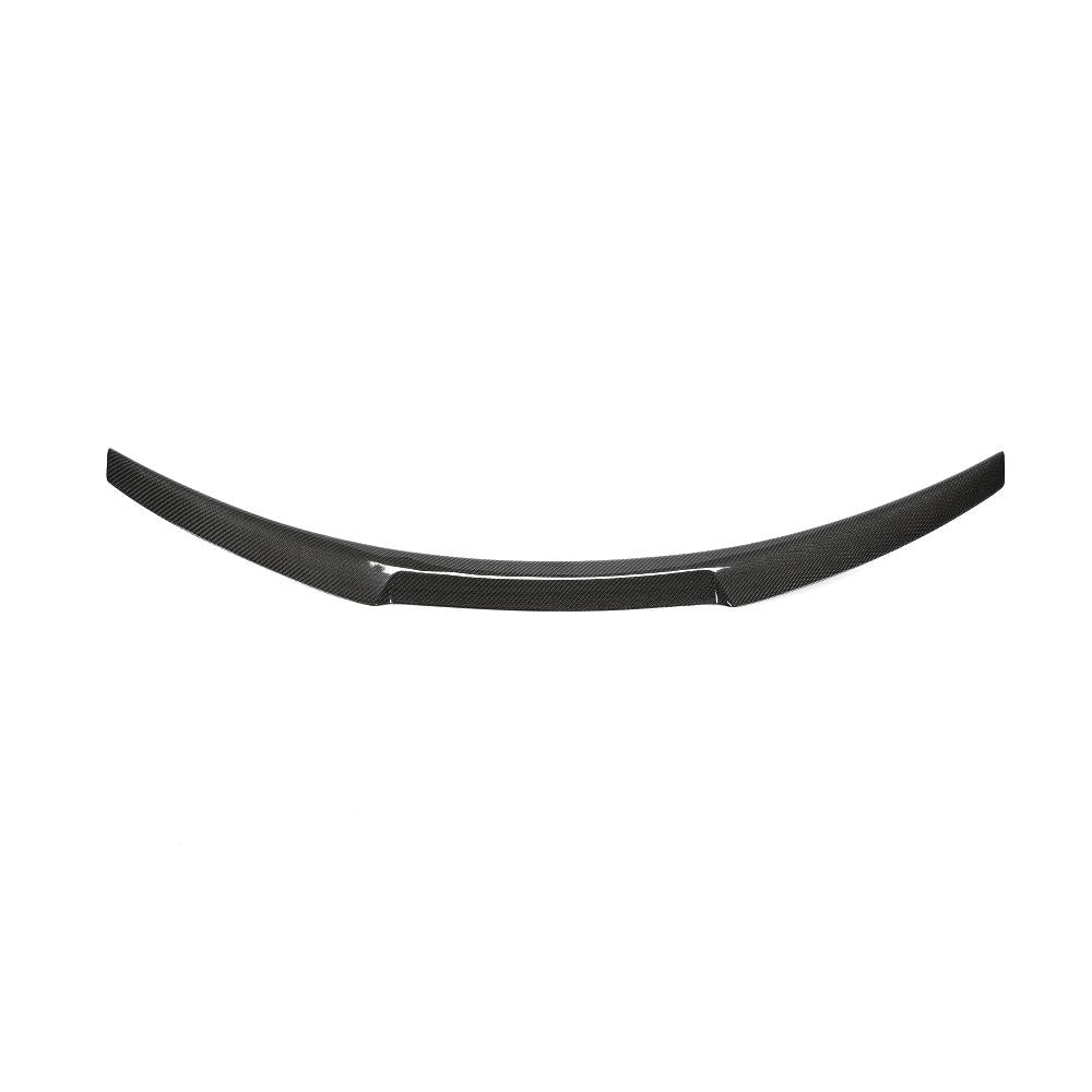 BMW M2, M2C (M2 Competition) F87 / 2 Series F22 F23 Carbon Fibre/Carbon Fiber Rear Spoiler – M4 Style Boot Lip Trunk Spoiler Decklid Lip – Gloss Carbon OEM+ M Performance Look (2015–2021 Coupe/Convertible)