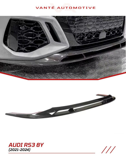 Audi RS3 8Y Carbon Fiber Front Splitter V1
