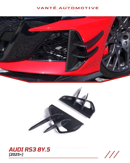 Audi RS3 8Y.5 Front Vent Canards/Wings GT Style