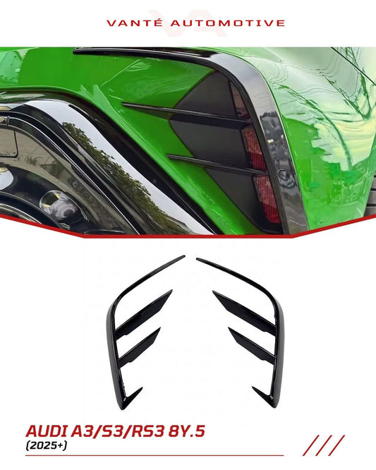 Audi A3/S3/RS3 8Y 2025 Rear Bumper Splitter Diffuser