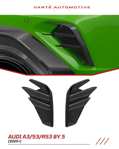 Audi A3/S3/RS3 8Y.5 Carbon Fiber Rear Vent Covers