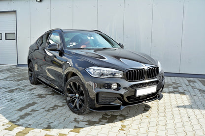 Maxton Design - FRONT SPLITTER V.1 BMW X6 F16 M SPORT (2014-19)