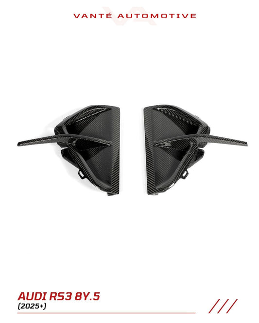 Audi RS3 8Y.5 Front Vent Canards/Wings GT Style Replacement