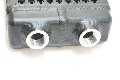 CSF Universal Dual-Pass Oil Cooler / IROC Porsche / M22x1.5 / 24L x 5.75H x 2.16W