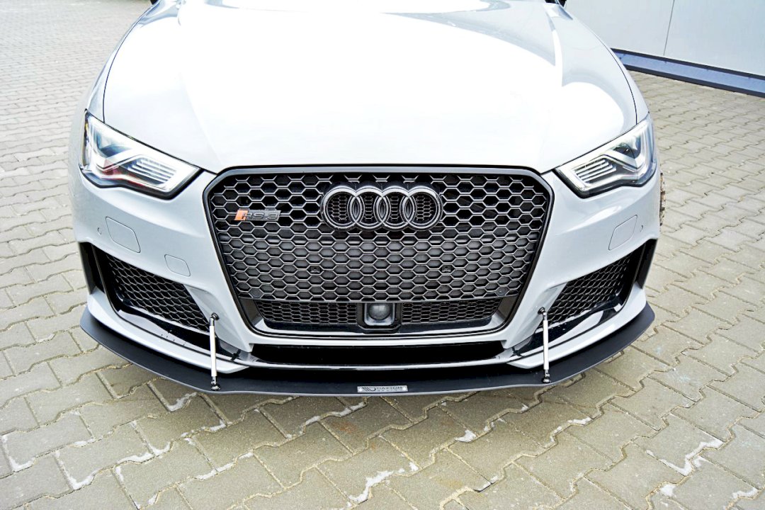 Maxton Design - FRONT RACING SPLITTER AUDI RS3 8VA SPORTBACK PRE-FACELIFT