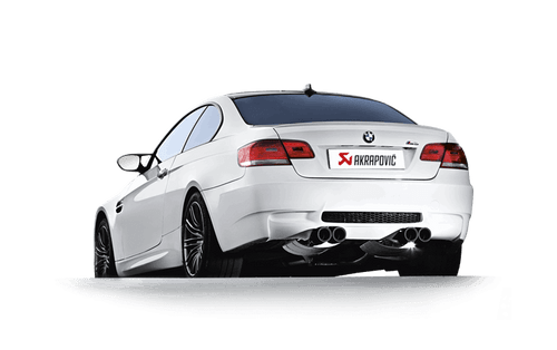Akrapovic Evolution Line Titanium Cat-Back (Catback) Exhaust for BMW M3 E92/E93 S65 V8 2007-2013 | Resonated X-Pipe, 100-Cell Sports Cats | Lightweight Performance System | Optional Carbon Fibre Quad Tips