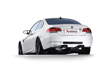 Akrapovic Evolution Line Titanium Cat-Back (Catback) Exhaust for BMW M3 E92/E93 S65 V8 2007-2013 | Resonated X-Pipe, 100-Cell Sports Cats | Lightweight Performance System | Optional Carbon Fibre Quad Tips