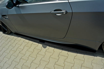 Maxton Design - RACING SIDE SKIRTS DIFFUSERS BMW M3 E92 / E93 (PREFACE MODEL)