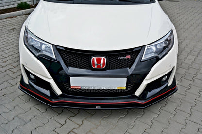 Maxton Design - FRONT SPLITTER V.1 HONDA CIVIC IX TYPE R (2015-2017)