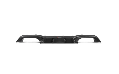 Genuine Akrapovic Carbon Rear Diffuser/Valance (Matte Satin) for BMW M2 F87 inc Competition 2016-2021 - Carbon Fiber/Fibre Rear Bumper Lower Trim Insert, OEM Fit, Quad Exhaust Surround