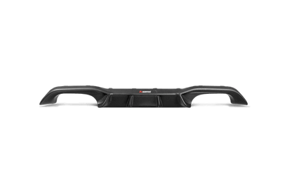 Genuine Akrapovic Carbon Rear Diffuser/Valance (Matte Satin) for BMW M2 F87 inc Competition 2016-2021 - Carbon Fiber/Fibre Rear Bumper Lower Trim Insert, OEM Fit, Quad Exhaust Surround