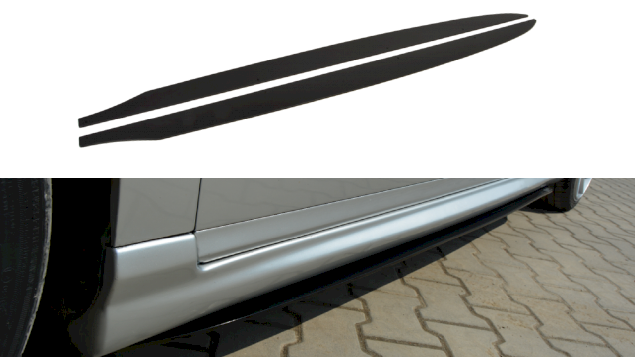 Maxton Design - RACING SIDE SKIRTS DIFFUSERS VW PASSAT B6/B7 R-LINE