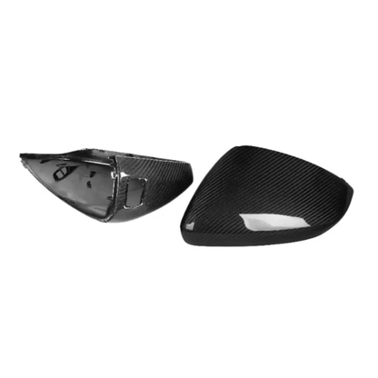 Audi A5/S5/RS5 B10 2025+ Carbon Fiber Mirror Caps/Shells/Covers (LHD ONLY)
