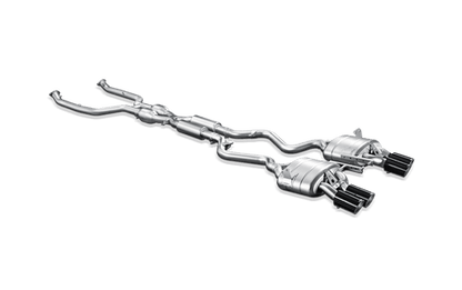 Akrapovic Evolution Line Titanium Cat-Back (Catback) Exhaust for BMW M3 E92/E93 S65 V8 2007-2013 | Resonated X-Pipe, 100-Cell Sports Cats | Lightweight Performance System | Optional Carbon Fibre Quad Tips