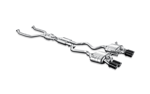 Akrapovic Evolution Line Titanium Cat-Back (Catback) Exhaust for BMW M3 E92/E93 S65 V8 2007-2013 | Resonated X-Pipe, 100-Cell Sports Cats | Lightweight Performance System | Optional Carbon Fibre Quad Tips