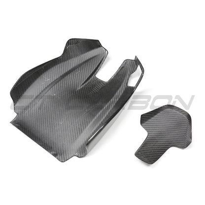BMW G82/G83 M4, G87 M2, F92/F93 M8, G42 2 Series Dry Carbon Fibre Seat Back Covers & Rear Seat Shells - CT Carbon High Gloss Pre-Preg Overlay, M Performance Style Interior Upgrade (Coupe/Convertible)
