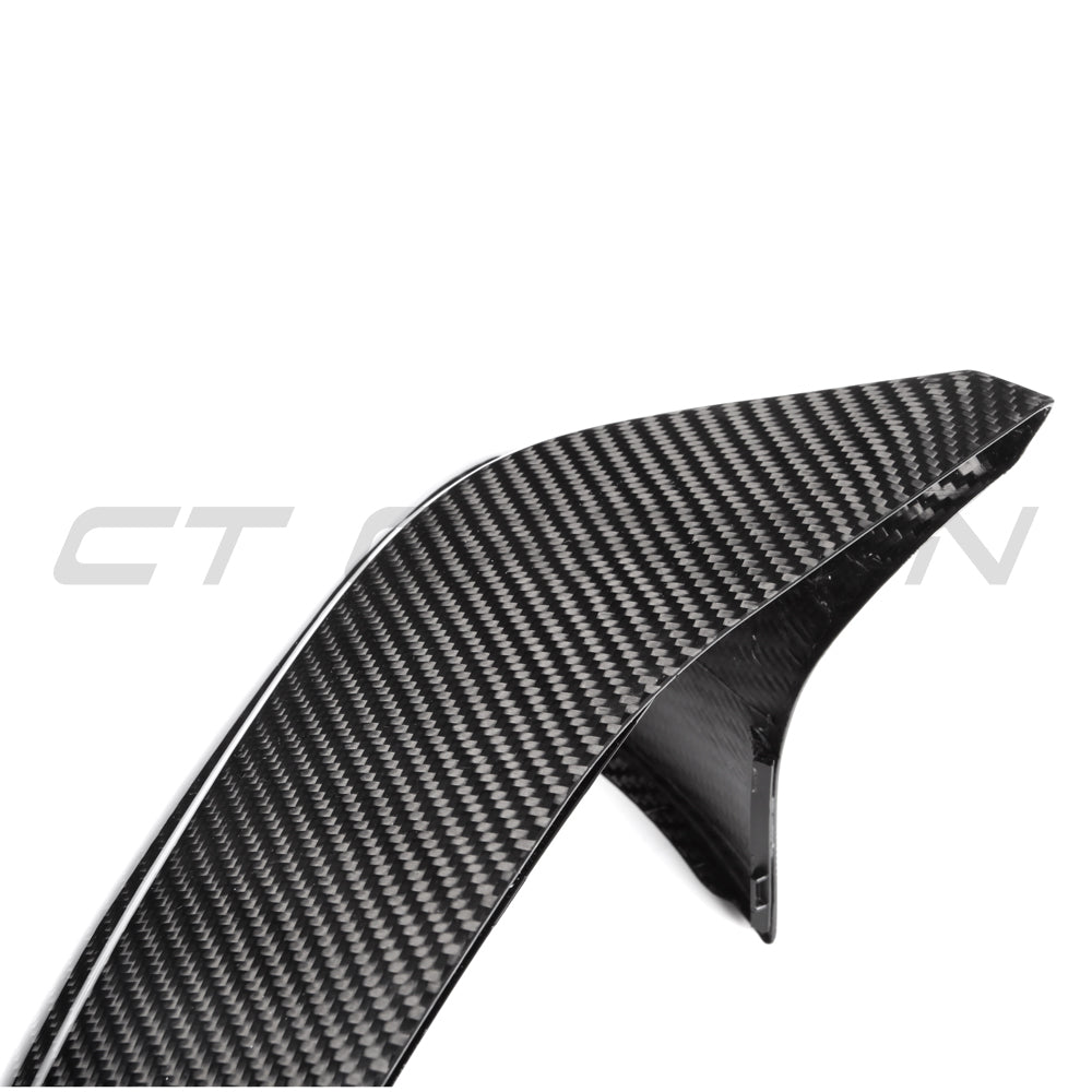 BMW F90 M5 & M5 Competition 2018-2023 Dry Pre-Preg Carbon Fibre Wing/Side Mirror Covers/Caps (Replacement Housings) RHD (Right-Hand Drive) UK Only – Gloss Autoclaved Door Mirror Shells by CT Carbon