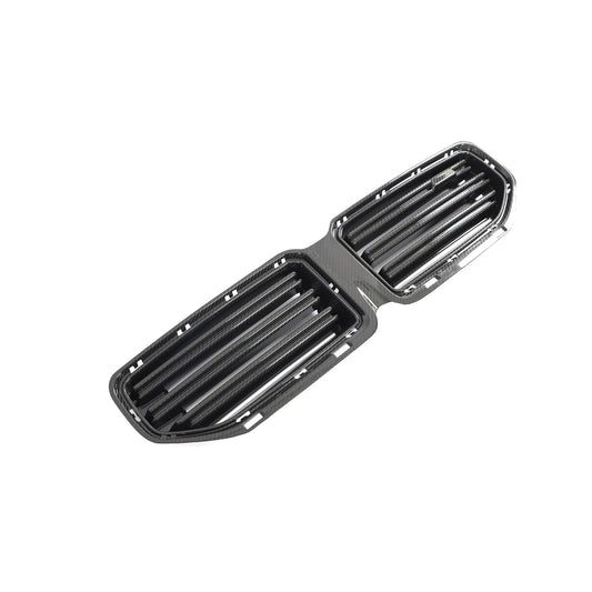BMW M2 G87 2023+ Carbon Fibre Front Kidney Grille | CT Design Gloss Carbon Fiber Center/Centre Radiator Nose Grill, Front Bumper Intake Surround, OEM+ Styling Upgrade