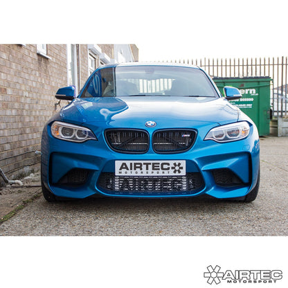AIRTEC Motorsport Front Mount Intercooler (FMIC) Upgrade  BMW 1 Series, 3 Series & X1 Diesel (E81 E87 E88 E82 E90 E91 E84) N47/M47 116d 118d 120d 316d 318d 320d  Pro-Series Black, 150mm Core, 62mm In/Out  Direct Fit Replaces 17517524916