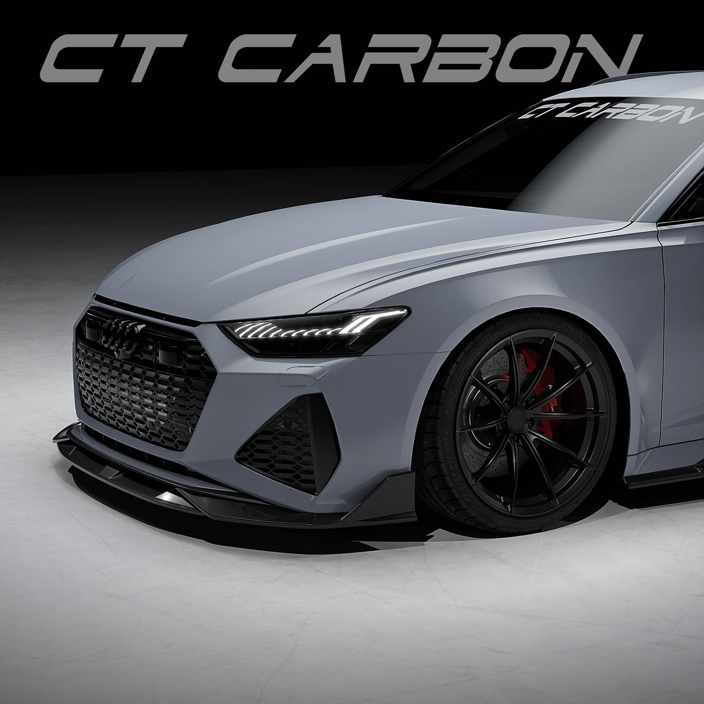 Audi RS6 C8 Avant Carbon Fibre Body Kit by CT Carbon – Complete Aero Styling Package 2019+ (Front Lip Splitter, Side Skirts, Rear Diffuser, Boot Lip Spoiler) | RS6 Estate Wagon Exterior Kit | Pre-Order UK