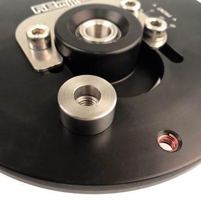 BMW M2 F87 2014-2018 Adjustable Front Camber Plates / Strut Top Mounts Pair by Millway Motorsport - Negative Camber Kit, Pillowball/Uniball Top Hats, Alignment Plates - Fits OEM & Coilover Springs - MW90377-M2